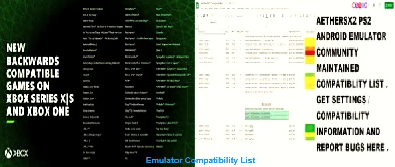 Emulator Compatibility List